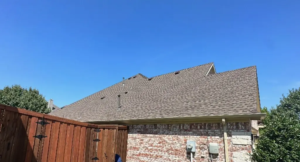 Completed roof replacement project in Covedale